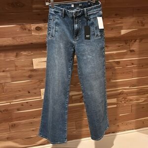 NWT Kut From the Kloth high rise wide leg Meg jeans size 0 Long